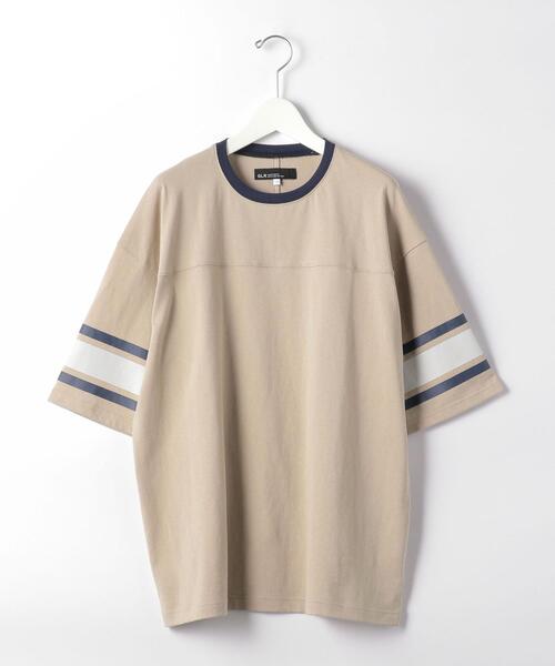 green label relaxing（グリーンレーベルリラクシング）の「【 WEB限定 】[ GLR/ -or ] フットボール ワイド Tシャツ ユニセックス 男女兼用（Tシャツ/カットソー・メンズ・ホワイト/ベージュ/ロイヤルブルー・M/L）」の17枚目の写真