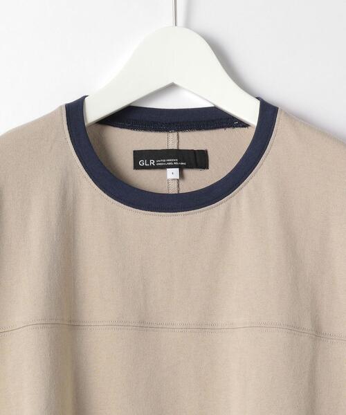 green label relaxing（グリーンレーベルリラクシング）の「【 WEB限定 】[ GLR/ -or ] フットボール ワイド Tシャツ ユニセックス 男女兼用（Tシャツ/カットソー・メンズ・ホワイト/ベージュ/ロイヤルブルー・M/L）」の19枚目の写真