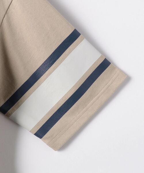 green label relaxing（グリーンレーベルリラクシング）の「【 WEB限定 】[ GLR/ -or ] フットボール ワイド Tシャツ ユニセックス 男女兼用（Tシャツ/カットソー・メンズ・ホワイト/ベージュ/ロイヤルブルー・M/L）」の20枚目の写真