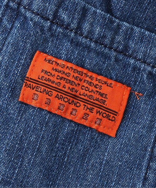 BREEZE（ブリーズ）の「シェフハーフパンツ 5分丈（その他パンツ・キッズ・その他10/インディゴブルー/グリーン/サーモンピンク/アイボリー・100/110/120/150/90/130/140）」の9枚目の写真