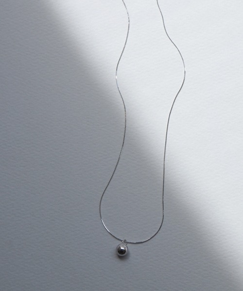 Jenny BY IMMANOEL（ジェニーバイイマノエル）の「silver925 ラウンドネックレス（ネックレス・レディース・シルバー/ゴールド・FREE）」の2枚目の写真