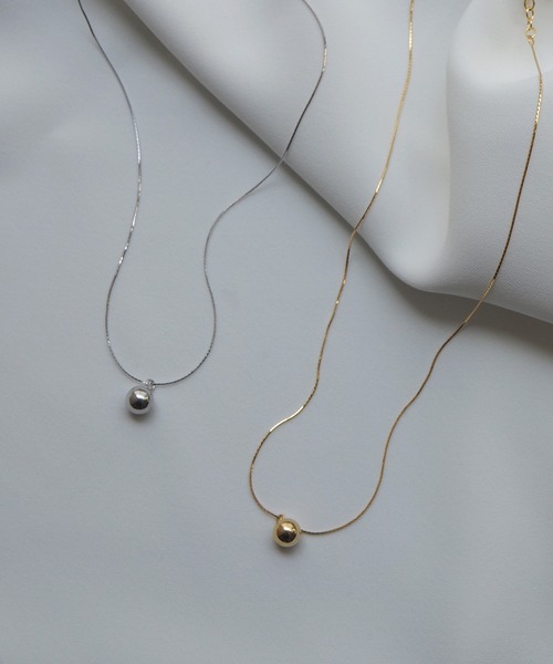 Jenny BY IMMANOEL（ジェニーバイイマノエル）の「silver925 ラウンドネックレス（ネックレス・レディース・シルバー/ゴールド・FREE）」の3枚目の写真