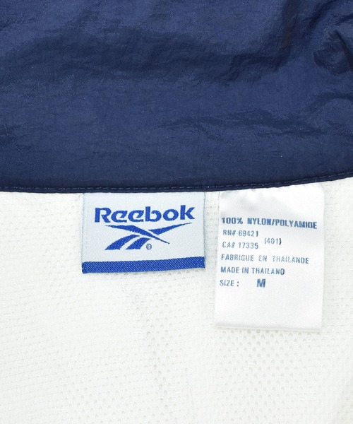 Reebok(リーボック)の「【ヴィンテージ古着】90's REEBOK/リーボック フルジップ ナイロンジャケット(ナイロンジャケット・メンズ・ホワイト・MEDIUM)」の2枚目の写真