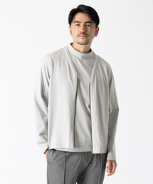 【アンサンブル対応】C/Si プレーティング ZIPカーディガン
