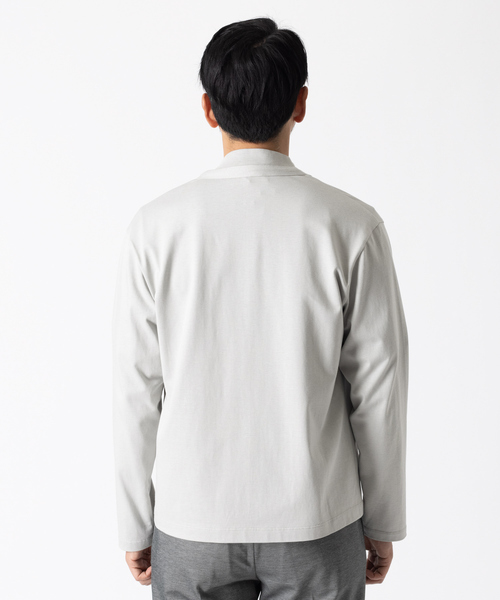 DESIGNWORKS（デザインワークス）の「【アンサンブル対応】C/Si プレーティング ZIPカーディガン（カーディガン/ボレロ・メンズ・ライトグレー・46/48/50）」の12枚目の写真