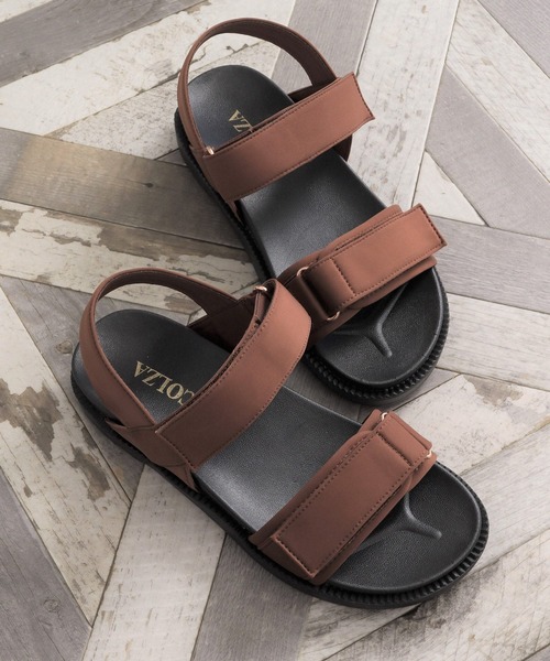 Honeys（ハニーズ）の「スポーツサンダル（サンダル・レディース・ベージュ/ブラウン/ブラック/カーキ・M/S/L）」の3枚目の写真