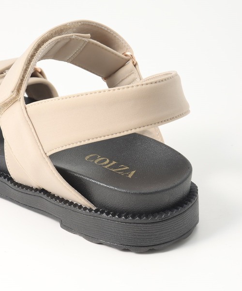 Honeys（ハニーズ）の「スポーツサンダル（サンダル・レディース・ベージュ/ブラウン/ブラック/カーキ・M/S/L）」の18枚目の写真