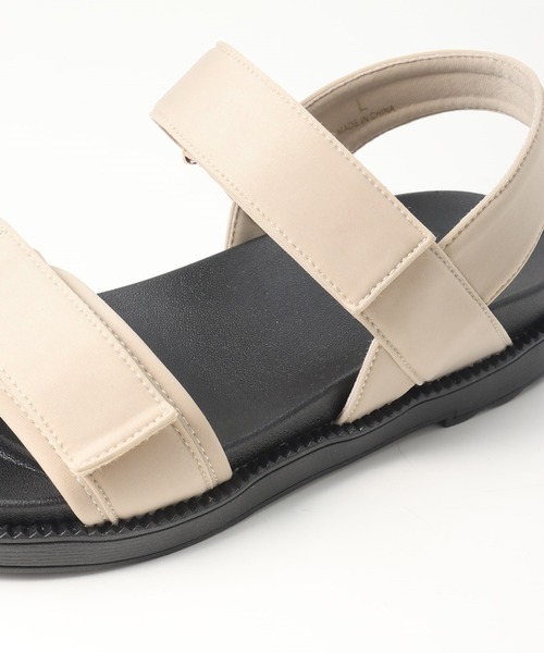 Honeys（ハニーズ）の「スポーツサンダル（サンダル・レディース・ベージュ/ブラウン/ブラック/カーキ・M/S/L）」の16枚目の写真