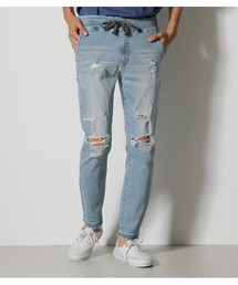 AZUL by moussy | RIB CRASH SKINNY(デニムパンツ)