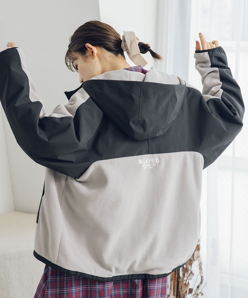 MILKFED.（ミルクフェド）の「HOODED FLEECE JACKET（ブルゾン）」 - WEAR