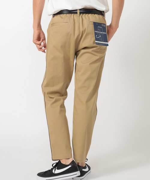 UNION STATION(ユニオンステーション)の「チノストレッチパイピングイージーパンツ(チノパンツ・メンズ・ベージュ/グレー・S/M/L/LL)」の6枚目の写真