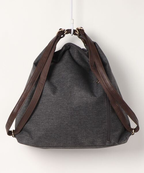 SAC(サック)の「杢調撥水素材2WAYリュック Happy&Sac(バックパック/リュック・レディース・ブラック/オレンジ/グレー/パープル・FREE)」の5枚目の写真