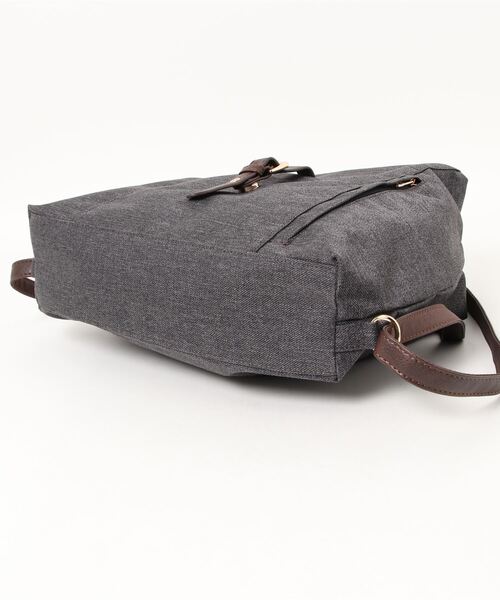SAC(サック)の「杢調撥水素材2WAYリュック Happy&Sac(バックパック/リュック・レディース・ブラック/オレンジ/グレー/パープル・FREE)」の6枚目の写真