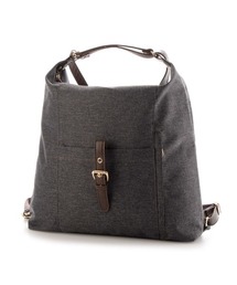 杢調撥水素材2WAYリュック  Happy&Sac