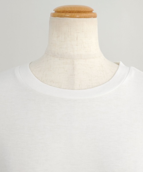 ＡＮＤＪ（アンドジェイ）の「ウエスト切替スカラップ刺繍フレンチ袖ペプラムトップス（Tシャツ/カットソー・レディース・ブラック/ホワイト・M）」の17枚目の写真