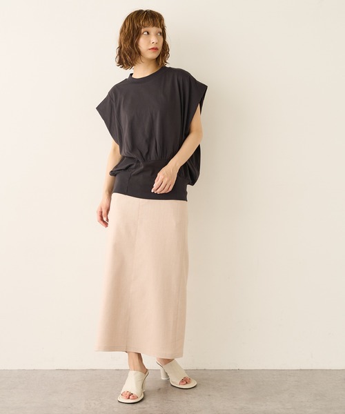 Lui's（ルイス）の「裾リブタックプルオーバー（Tシャツ/カットソー・レディース・オフホワイト/チャコールグレー/カーキ・FREE）」の20枚目の写真