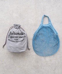 PUAL CE CIN | 巾着付き編みBAG(ハンドバッグ)