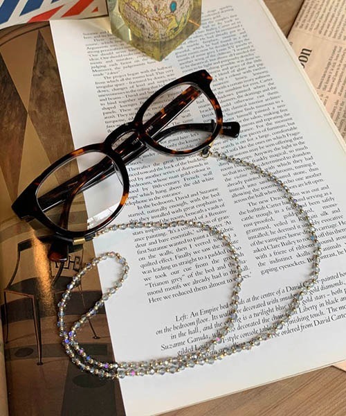 DULTON(ダルトン)の「GLASSES CHAIN/グラス チェーン(メガネ・メンズ・ライトグレー/ブラック/ベージュ/ピンク/ブルー・FREE)」の3枚目の写真