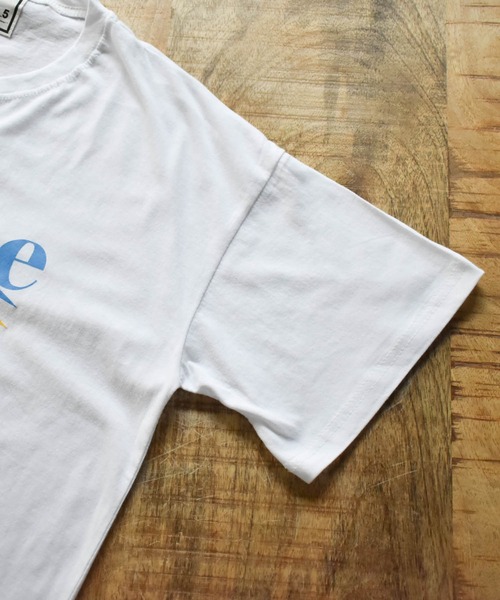 HWG_5(エイチダブルゴー)の「ロゴプリントTシャツ(Tシャツ/カットソー・レディース・ホワイト/ブラック/ブルー/レッド・FREE)」の6枚目の写真
