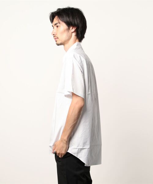 Uncut Bound(アンカットバウンド)の「ritrovo(リトロボ)刺繍シャツ(シャツ/ブラウス・メンズ・ホワイト/ブルー・FREE)」の4枚目の写真