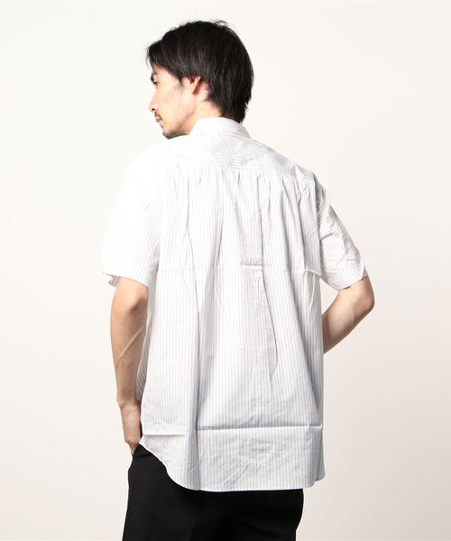 Uncut Bound(アンカットバウンド)の「ritrovo(リトロボ)刺繍シャツ(シャツ/ブラウス・メンズ・ホワイト/ブルー・FREE)」の3枚目の写真