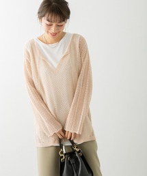 URBAN RESEARCH Sonny Label | クロシェライクスキッパーニット(ニット/セーター)