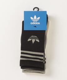 こども ビームス（コドモビームス）の「adidas / CREW SOCKS 3P（17～24cm）（ソックス/靴下・キッズ）」
