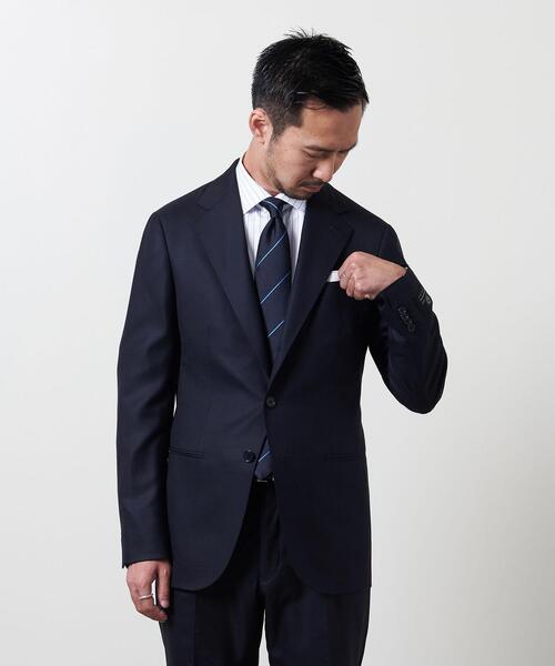 新品✨【UNITED ARROWS】現行モデル タスマニアウール スーツ 黒48 UNITED ARROWS｜タスマニア ウール ギャバジン シングル3ボタン スーツ