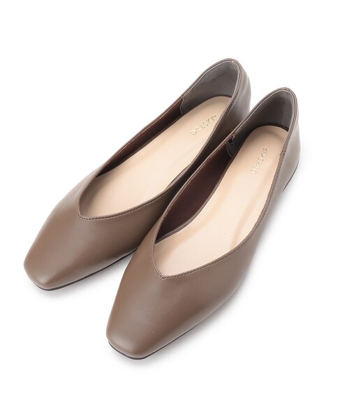 DRESKIP（ドレスキップ）の「◆やわらかVカットシューズ（パンプス・レディース・ブラウン系1/ブラウン系/ブラック/ベージュ系7・35/55/25/45）」の3枚目の写真