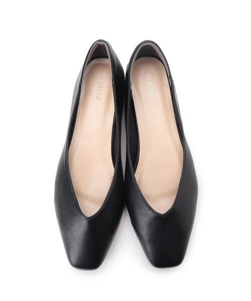 DRESKIP（ドレスキップ）の「◆やわらかVカットシューズ（パンプス・レディース・ブラウン系1/ブラウン系/ブラック/ベージュ系7・35/55/25/45）」の6枚目の写真