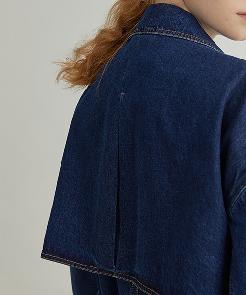 Fano Studios(ファノ ストゥディオズ)の「【Fano Studios】Denim trench coat FQ21W001(トレンチコート・レディース・ブルー・S/M/L)」の10枚目の写真