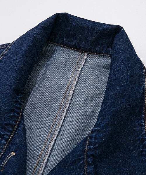 Fano Studios(ファノ ストゥディオズ)の「【Fano Studios】Denim trench coat FQ21W001(トレンチコート・レディース・ブルー・S/M/L)」の15枚目の写真