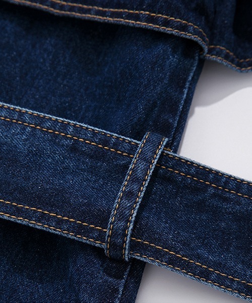 Fano Studios(ファノ ストゥディオズ)の「【Fano Studios】Denim trench coat FQ21W001(トレンチコート・レディース・ブルー・S/M/L)」の16枚目の写真