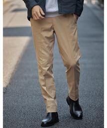 WORK TRIP OUTFITS GREEN LABEL RELAXING | WTOヘリンボーンスリム スラックス -ウォッシャブル・ストレッチ・クリースキープ・アジャスター-(スラックス)