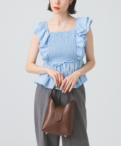 Ray BEAMS(レイビームス)の「【WEB限定】Hashibami / フェズ ワンハンドルバッグ(トートバッグ・レディース・ブラック/オフホワイト/ワイン/シルバー/ブラウン/グリーン系その他2/ダークブラウン/レッド系その他7・ONE SIZE)」の12枚目の写真