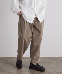 JUNRED | ボックスプリーツワイドパンツ(チノパンツ)