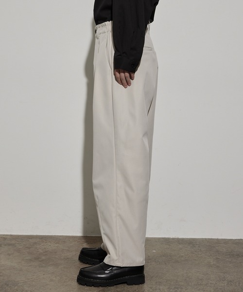 JUNRED（ジュンレッド）の「ボックスプリーツワイドパンツ（チノパンツ・メンズ・グレー系その他/ベージュ系その他・S/M/L）」の17枚目の写真