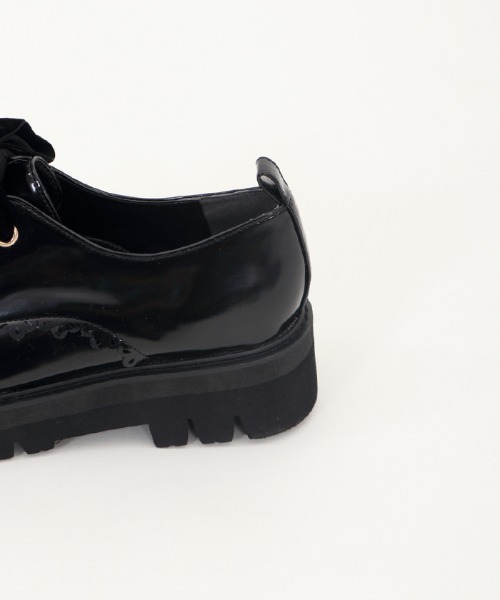 axes femme(アクシーズファム)の「タンクソールドレスシューズ(ドレスシューズ・レディース・ブラック/キナリ・LARGE/MEDIUM)」の15枚目の写真