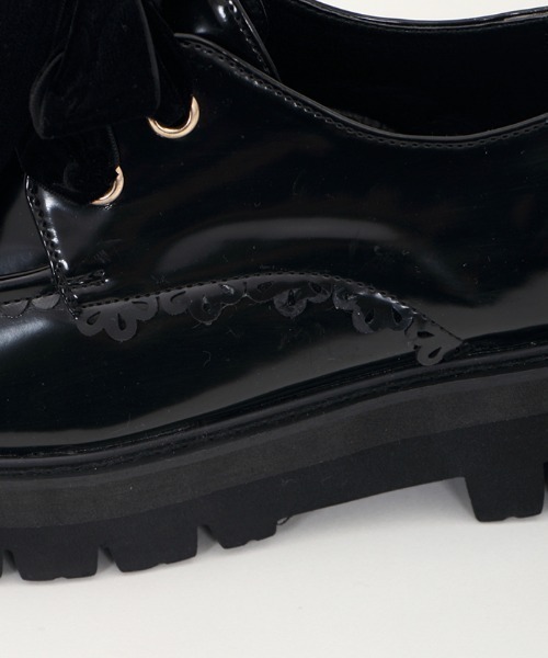 axes femme poetique タンクソールシューズ 黒 L タグ付き axes femme POETIQUE（アクシーズファムポエティック）の「T字