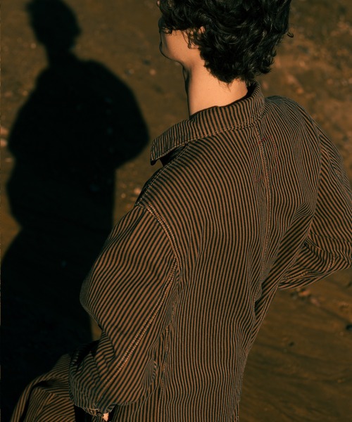 Levi's（リーバイス）の「Levi's(R)RED ENGINEERED COAT TOFFEE STRIPE OD（カバーオール・メンズ・マルチ・M/L/S/XL）」の3枚目の写真