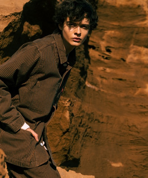 Levi's（リーバイス）の「Levi's(R)RED ENGINEERED COAT TOFFEE STRIPE OD（カバーオール・メンズ・マルチ・M/L/S/XL）」の9枚目の写真