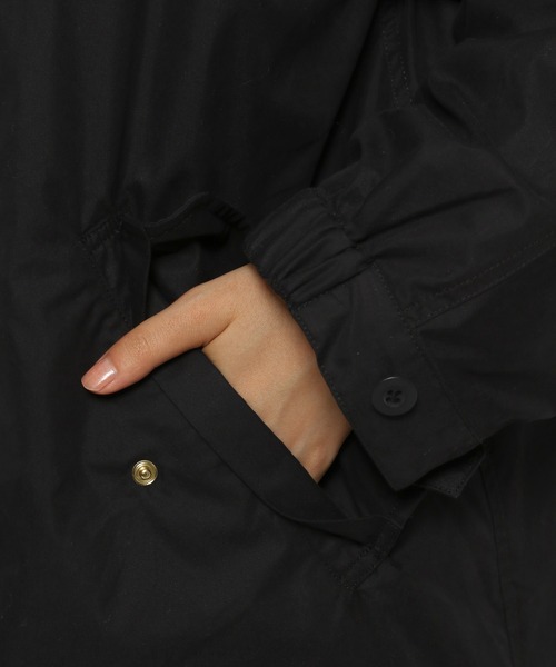 LEPSIM（レプシィム）の「ライナー付きミリタリーコート　951976（モッズコート・レディース・ブラック/グレイッシュベージュ/カーキ・FREE）」の11枚目の写真