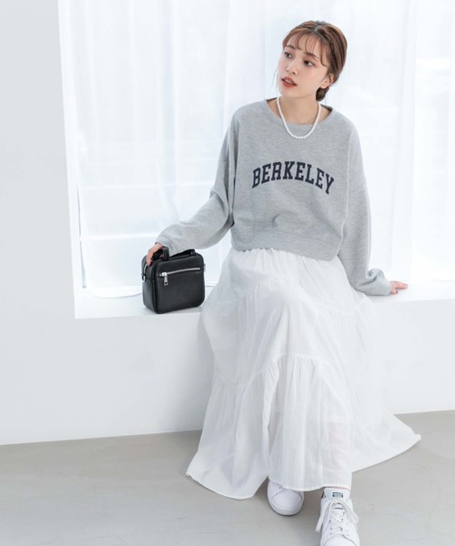 Edit Sheen（エディットシーン）の「カレッジスウェット（スウェット・レディース・グレー・MEDIUM）」の3枚目の写真