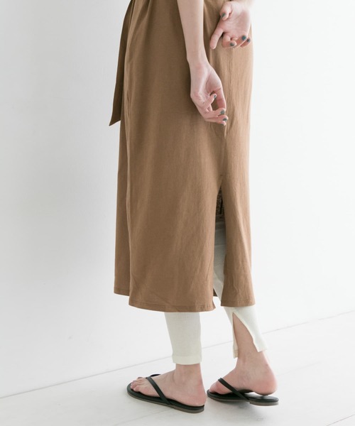 SMELLY（スメリー）の「スリットリブレギンス∴（レギンス/スパッツ・レディース・ライトグレー・-）」の10枚目の写真