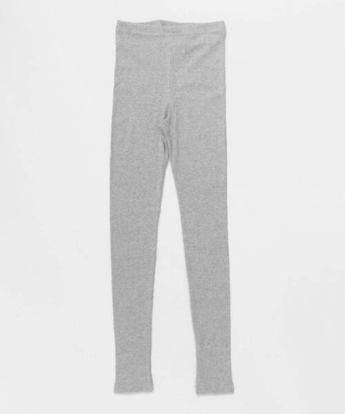 SMELLY（スメリー）の「スリットリブレギンス∴（レギンス/スパッツ・レディース・ライトグレー・-）」の4枚目の写真