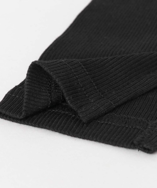 SMELLY（スメリー）の「スリットリブレギンス∴（レギンス/スパッツ・レディース・ライトグレー・-）」の3枚目の写真