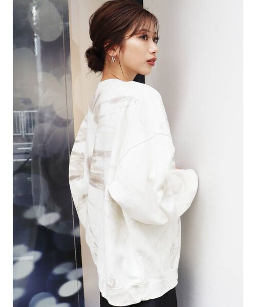 MURUA（ムルーア）の「タイダイルーズスウェット（スウェット・レディース・その他1・FREE）」の6枚目の写真