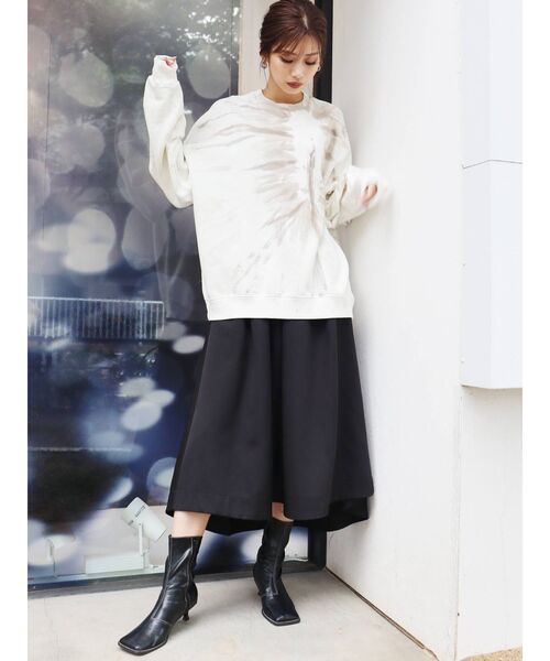 MURUA（ムルーア）の「タイダイルーズスウェット（スウェット・レディース・その他1・FREE）」の3枚目の写真