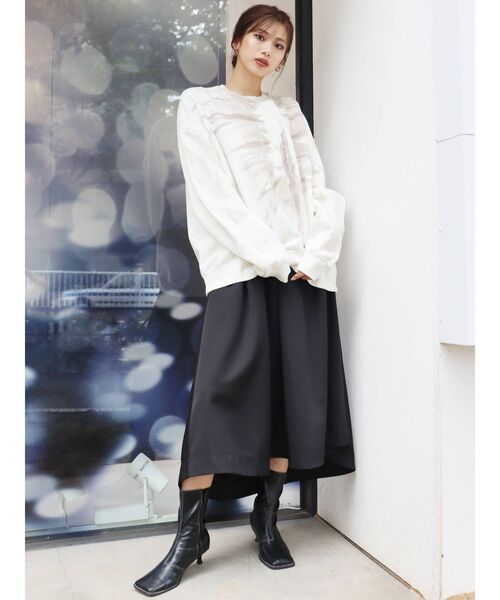 MURUA（ムルーア）の「タイダイルーズスウェット（スウェット・レディース・その他1・FREE）」の2枚目の写真