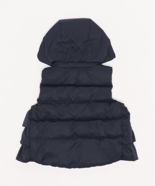 BeBe（ベベ）の「BeBe/フリルリボンポケットタフタダウンベスト(90~150cm)（ベスト・キッズ・ネイビー/ピンク・120/140/100/150/130/90/110）」の18枚目の写真